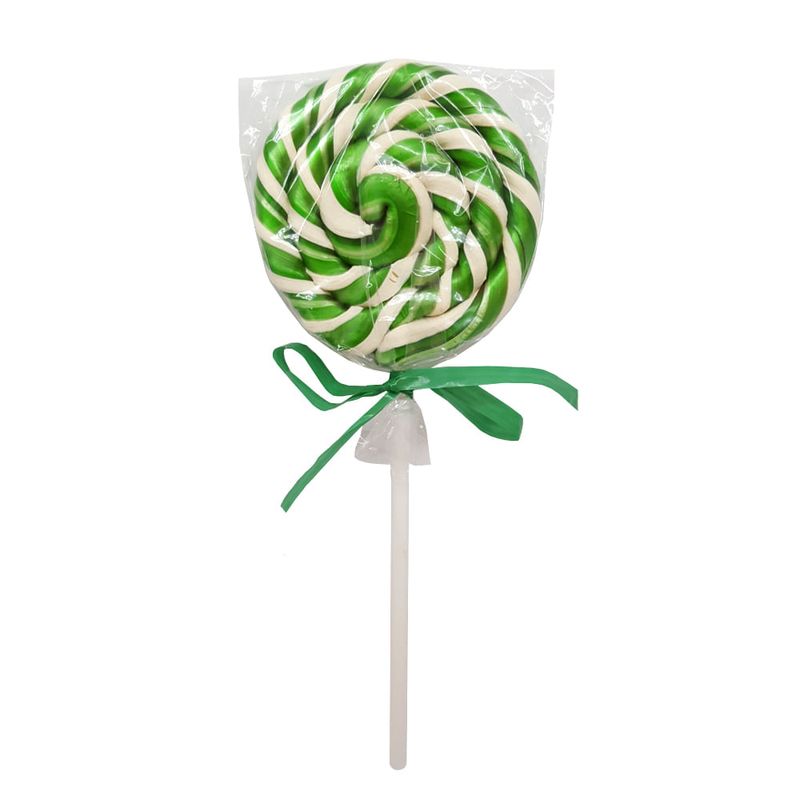 Pirulito Psicodélico Verde 9cm - Arte e Cor