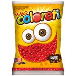 Confeito Chocolate Vermelho Coloreti 300g - Jazam