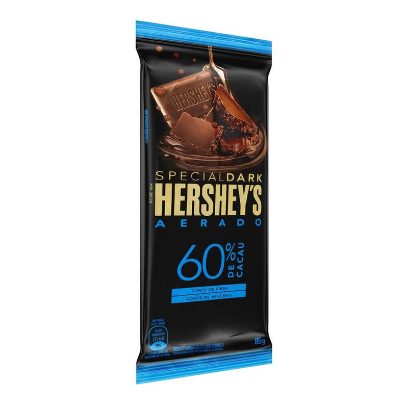 Tablete Chocolate Aerado Special Dark 60% Cacau 85g - Hersheys