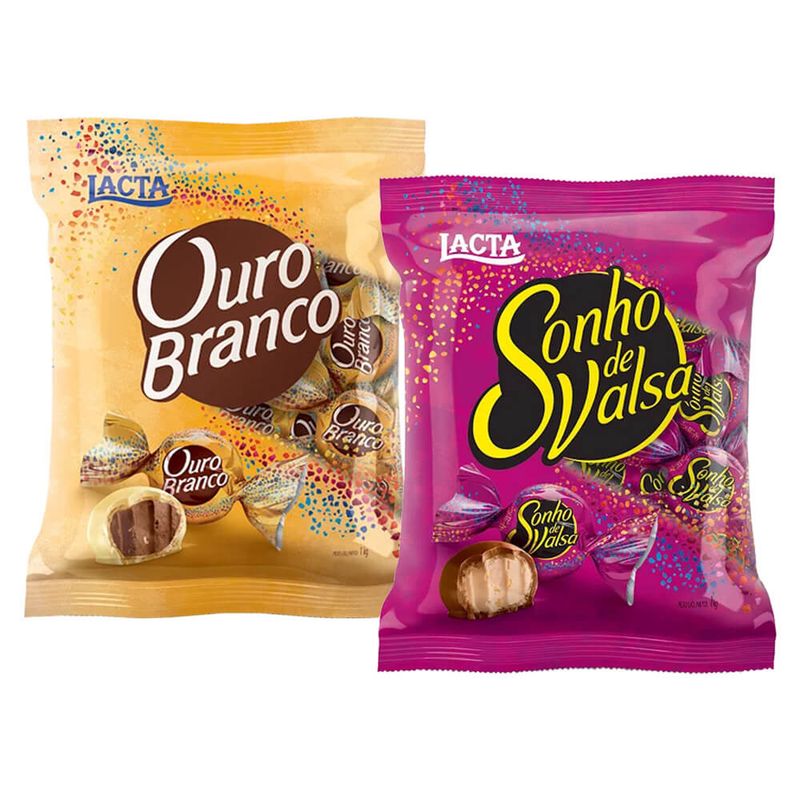Kit 1 Ouro Branco e 1 Sonho De Valsa 1kg - Lacta