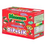 Pirulito com Açúcar Morango c/20 - Dipnlik