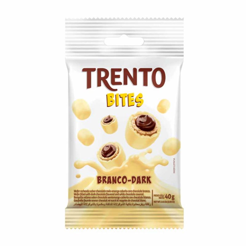 Chocolate Trento Bites Branco Unidade - Peccin