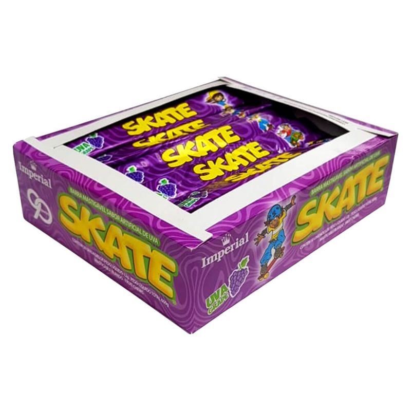 Bala Mastigável Skate Uva c/50 - Imperial