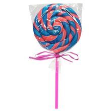 Pirulito Psicodélico Azul Rosa 9cm - Arte e Cor