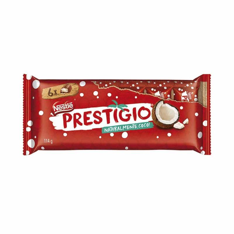Chocolate Prestigio Ao leite c/6 - Nestlé