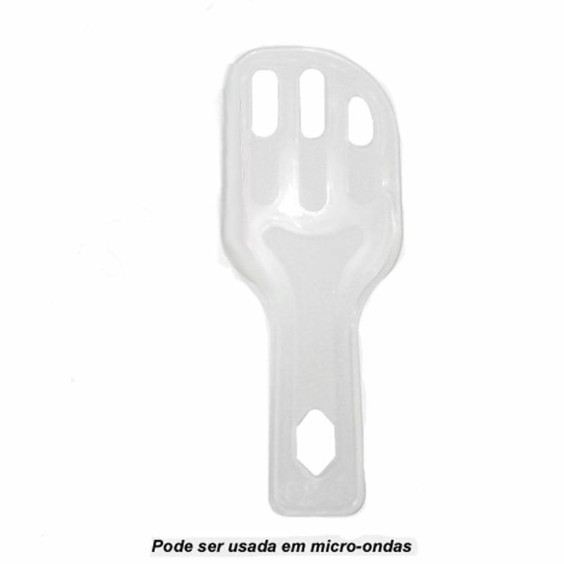 Espátula Plastica Vazada Cristal - BWB