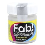 Pó para Decoração Prateado 3g - FAB