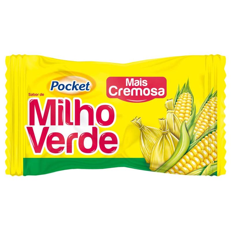 Kit 5 Balas Pocket Milho Verde 500g - Riclan