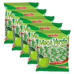 Kit 5 Balas Maçã Verde Zazá 600g - Peccin