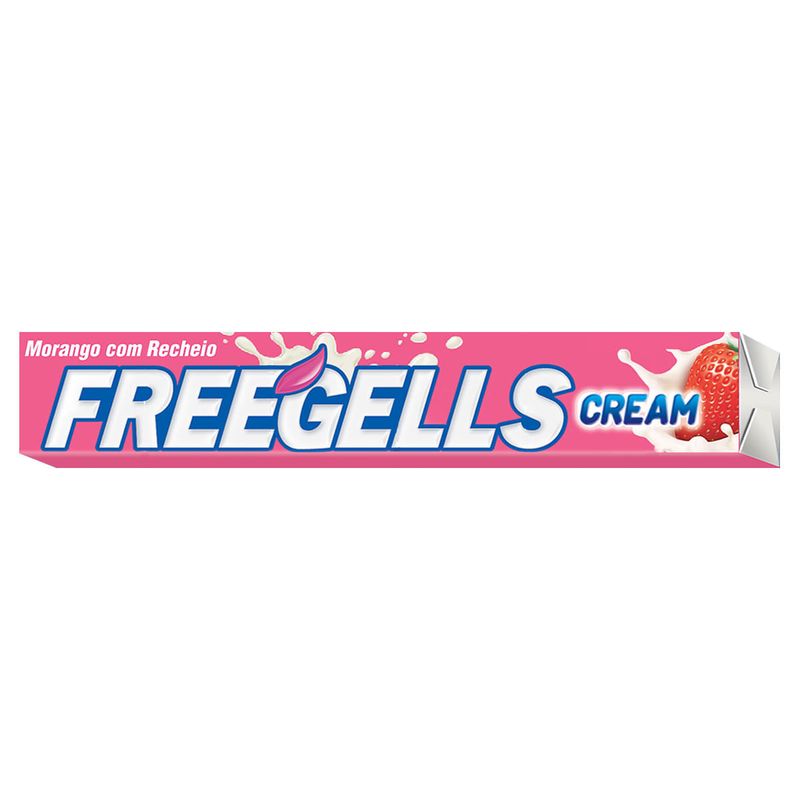 Drops Freegells Morango Cream c/12 - Riclan