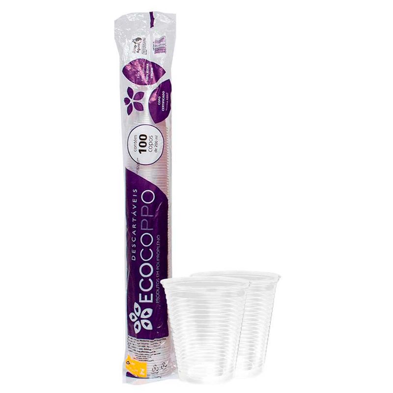 Copo Transparente 200ml c/2500 - Ecocoppo