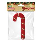 Enfeite de Natal Bengala Listrada Pequena Un - Art Christmas