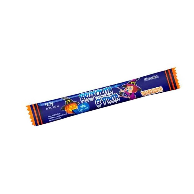 Bala Mastigável Stick Bruxolita Pinta Lingua 12,3g c/40 - Florestal