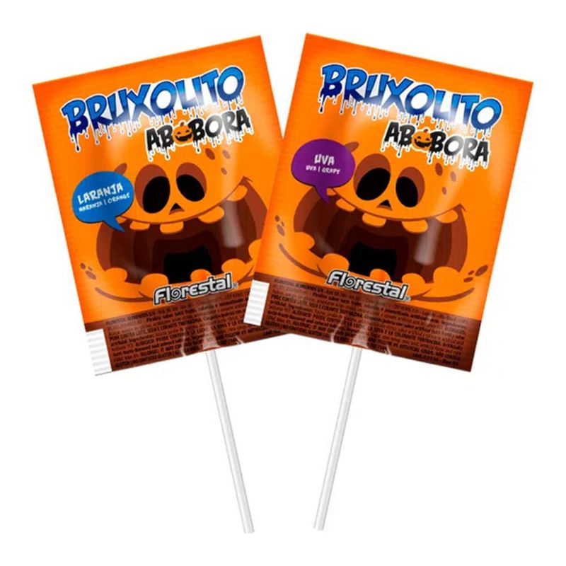 Pirulito Bruxolito Abóbora 120g - Florestal