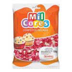 Confeito Figura Coração Mil Cores 150g - Mavalério