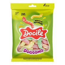 Bala de Goma Docigoma Minhocas Cítricas 190g - Docile