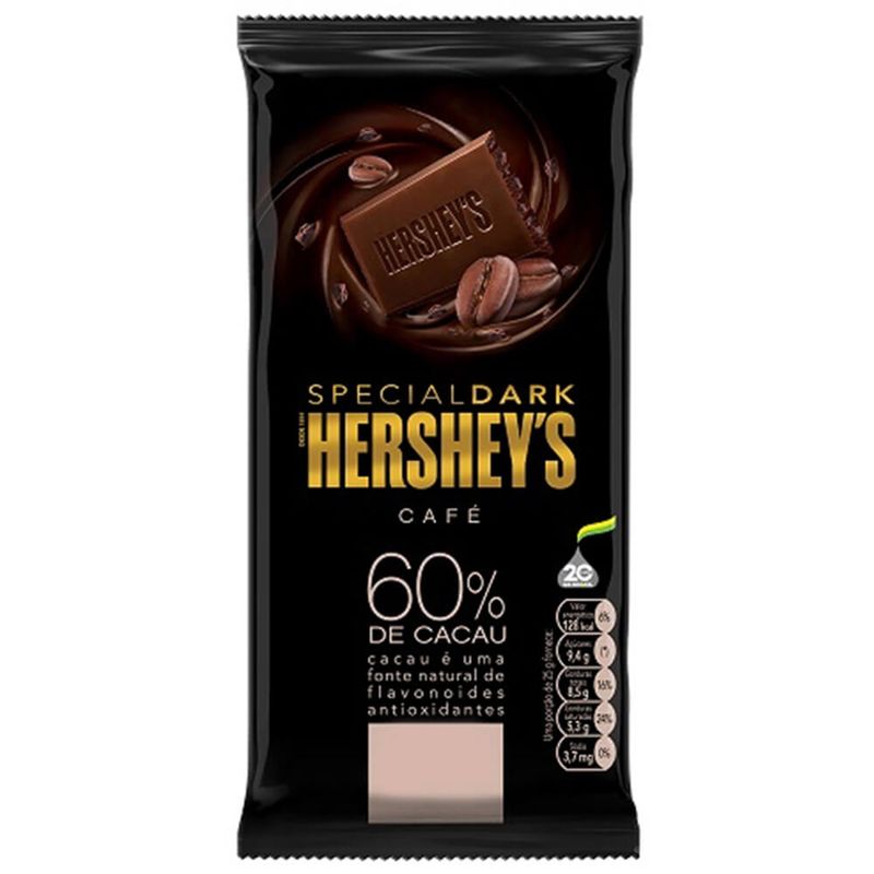 Tablete Chocolate Special Dark 60% Cacau Sabor Café 85g - Hersheys