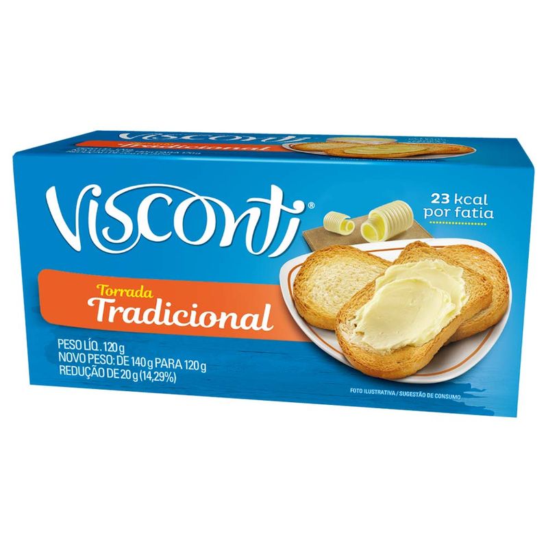 Torrada Tradicional 120g - Visconti