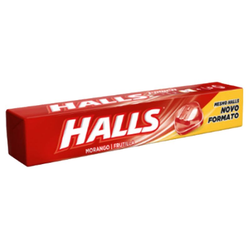 Drops Halls Morango Novo Formato c/21 - Adams