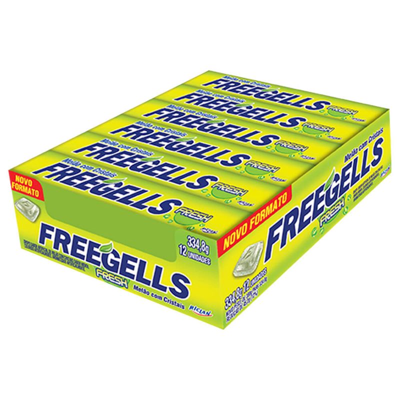Freegells Drops Fresh Melão c/12 - Riclan