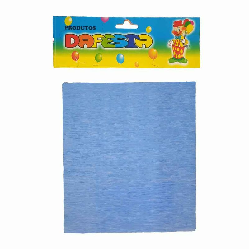 Embalagem Crepom Bem Casado Azul Turquesa  c/40 - Dafesta
