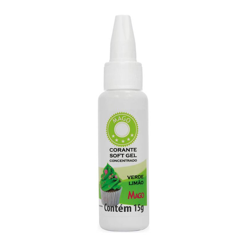 Corante Soft Gel Concentrado Verde Limão 15g - Mago