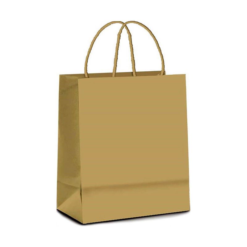 Sacola Papel Kraft 23,5x17x28cm c/10 - Lc Embalagens