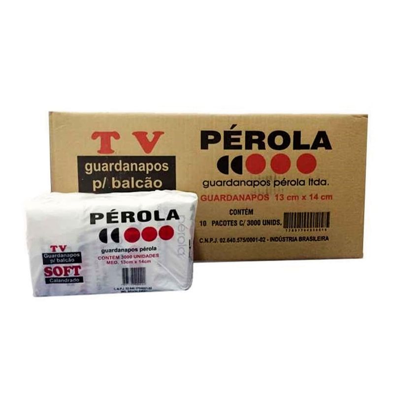 GUARDANAPO TV PEROLA C/10X3000