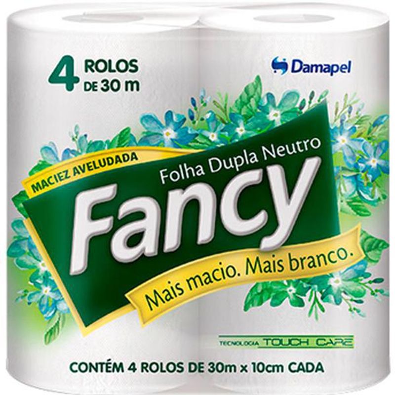 PAPEL HIG FANCY FOLHA DUPLA 16X4 30MT