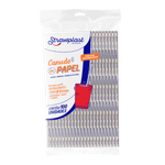 STRAWPLAST CANUDO PAPEL (6MMX20) BR C/10X100