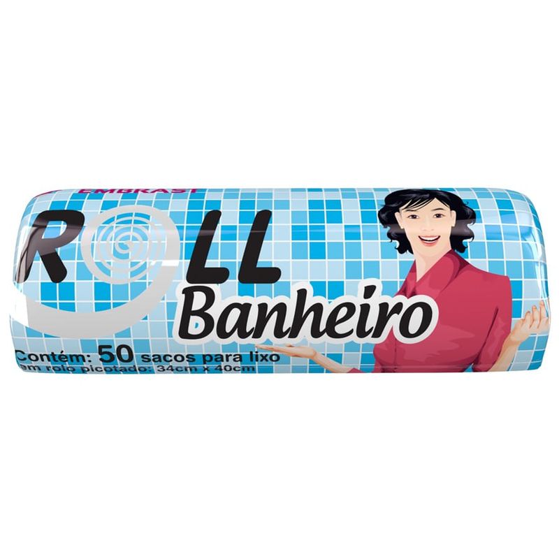 EMBRAST SACO P/LIXO BR 34X40 BANHEIRO C/50