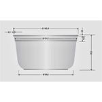 PLASZOM POTE 250ML PRD262 SEM TAMPA C/836
