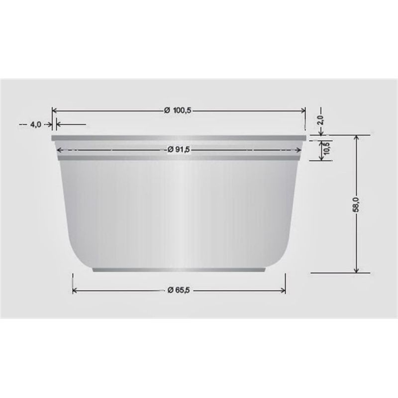 PLASZOM POTE 250ML PRD262 SEM TAMPA C/836