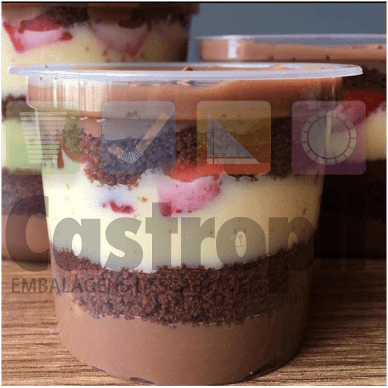 COPAZA POTE P-08 500ML LISO TRANSL. C/20X50