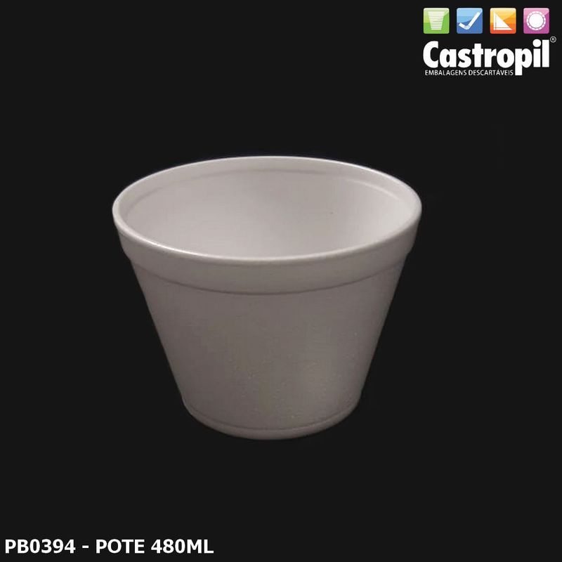 TOTALPLAST POTE TERMICO 480ML BAIXO C/25X20