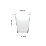 WER PW-43 CONJ COPO SHOT 50ML CRISTAL C/280