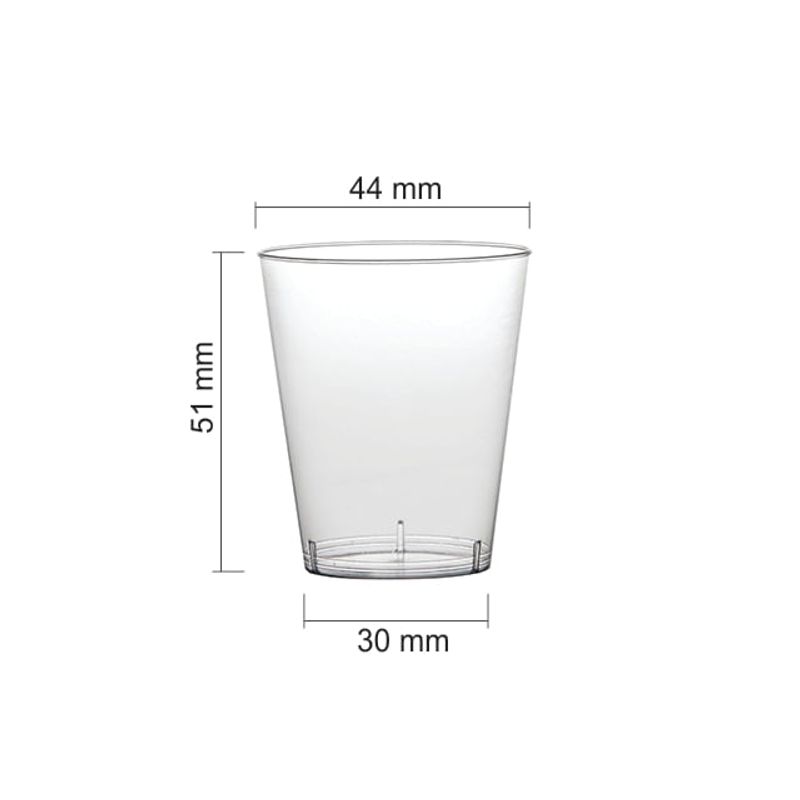 WER PW-43 CONJ COPO SHOT 50ML CRISTAL C/280