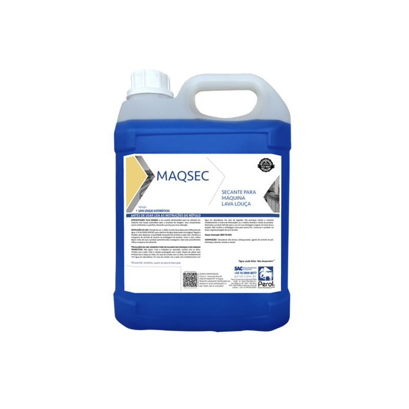 PEROL MAQSEC SECANTE P/MAQ LAVA-LOUCAS C/5LT