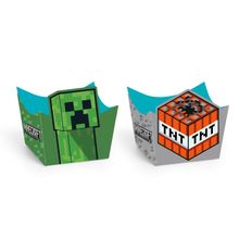 Forminha Cachepot Minecraft Compose TNT e Creeper - 24 Un