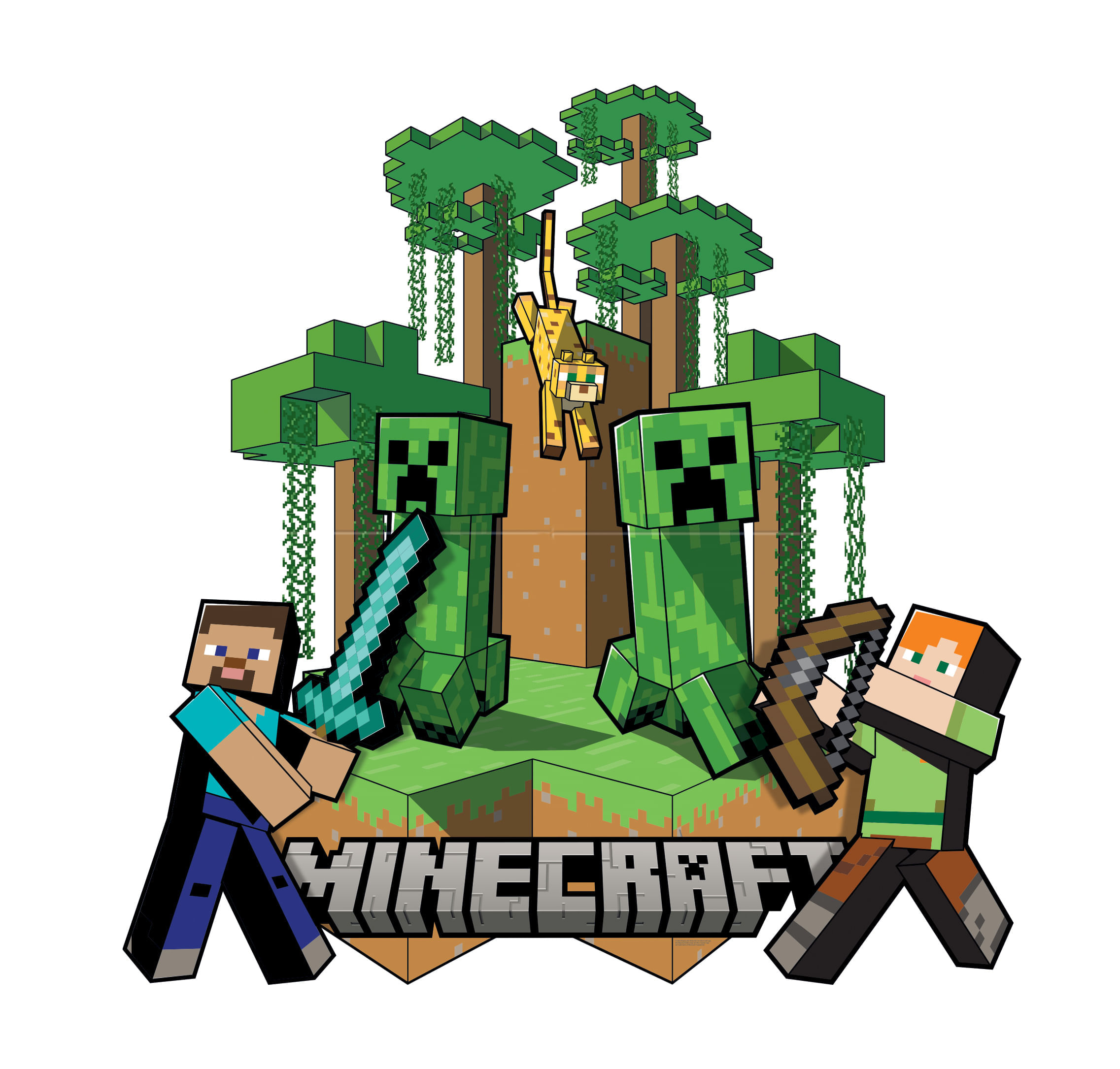 Bolo do Minecraft: + 40 fotos e dicas para festa infantil  Aniversário  minecraft, Festa minecraft simples, Festa de aniversário minecraft