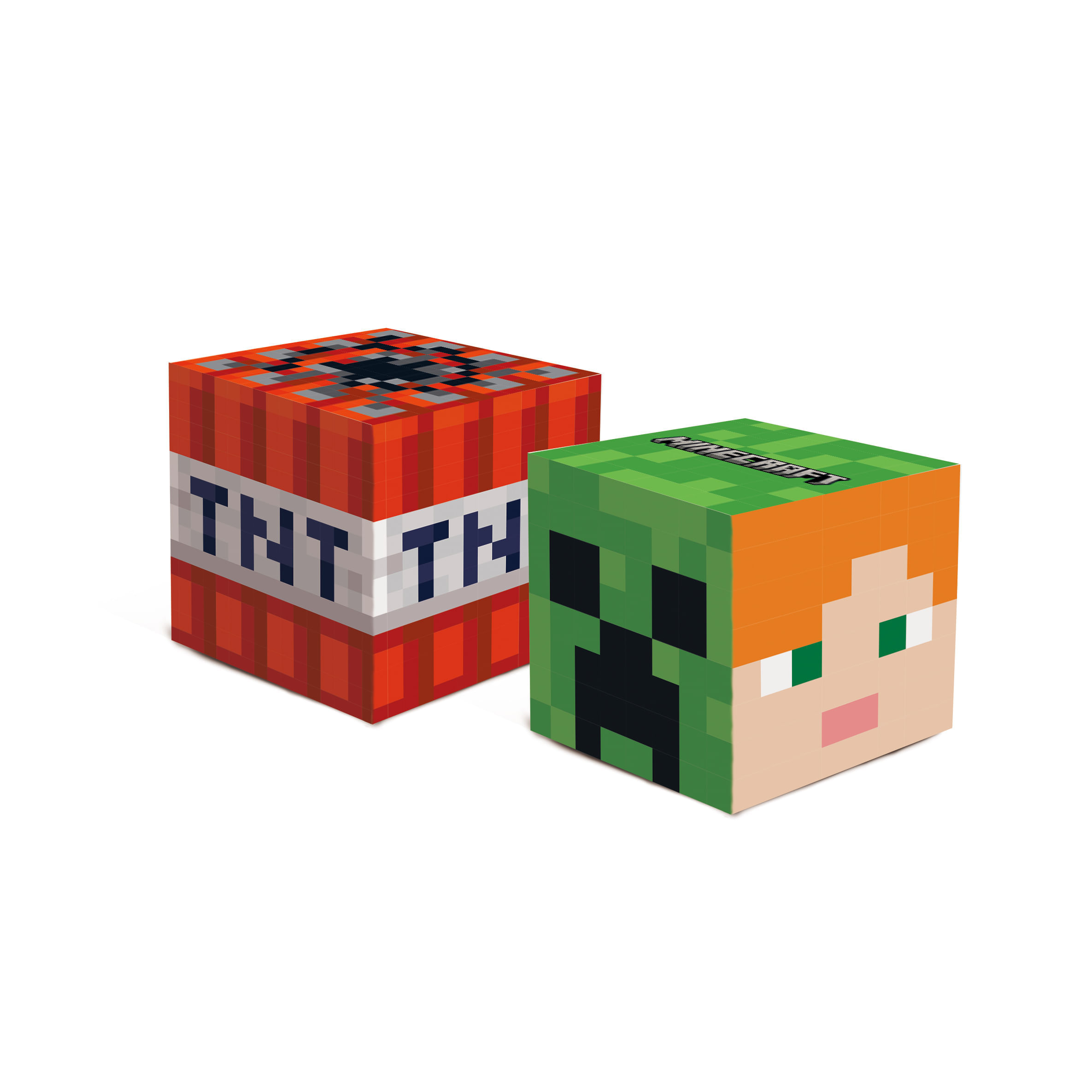 Kit Topo para Bolo Minecraft - 12,5 cm x 20 cm - 1 unidade