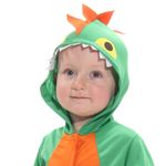 Fantasia Dinossauro Kigurumi Curto Bebê com Capuz 
 M