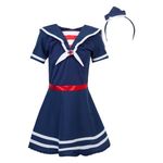 Fantasia Marinheira Vestido Infantil - Profissões P