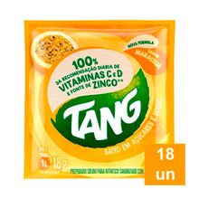 Refresco em Pó Sabor Maracujá 18g c/18 - Tang