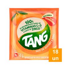 Refresco em Pó Sabor Tangerina 18g c/18 - Tang