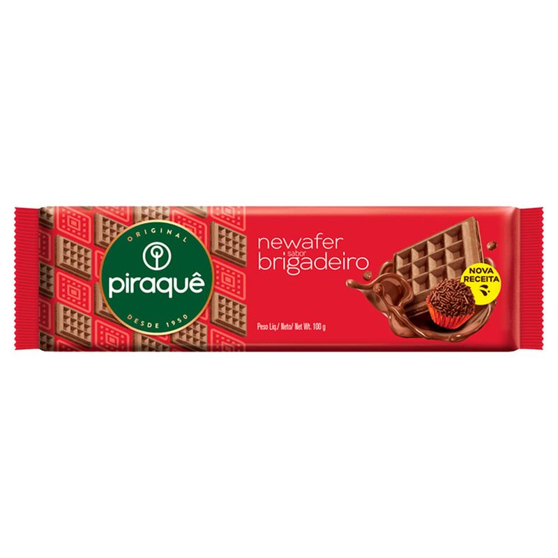 Biscoito Newafer Brigadeiro 100g - Piraquê