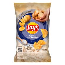 Batata Frita Rústica Sal Marinho Lays 68g - Elma Chips