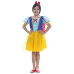 Fantasia Princesa Ruby Curta com Capa e Tiara Infantil  G