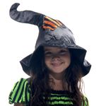 Fantasia Bruxinha Abóbora Infantil com Chapéu - Halloween M