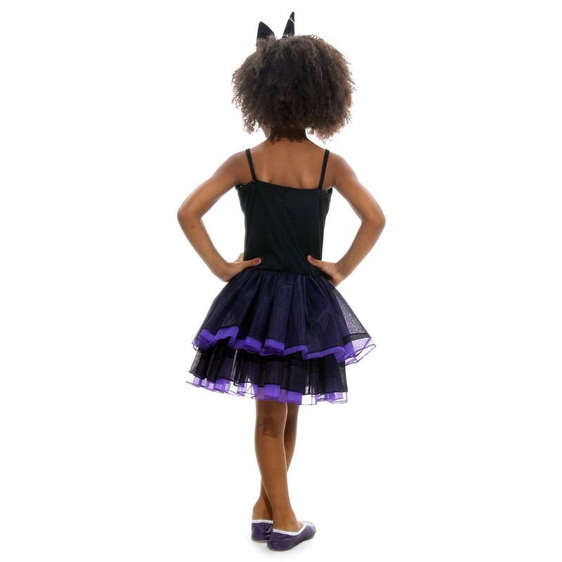 Fantasia Bruxa Unicórnio Vestido Infantil com Tiara - Halloween G